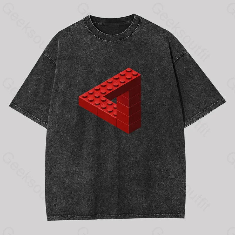 Escher Toy Bricks Washed T-Shirt