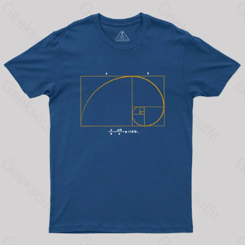 Fibonacci Math Art Science Engineer T-Shirt