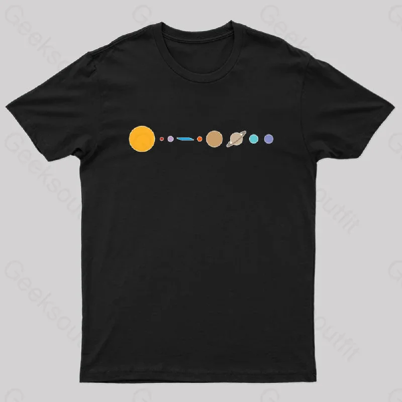 Flat Earth Conspiracy Theory Nerd T-Shirt