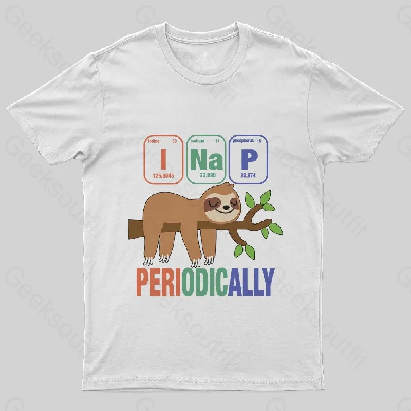 Funny Science Sloth i Nap Periodic Sloths T-Shirt