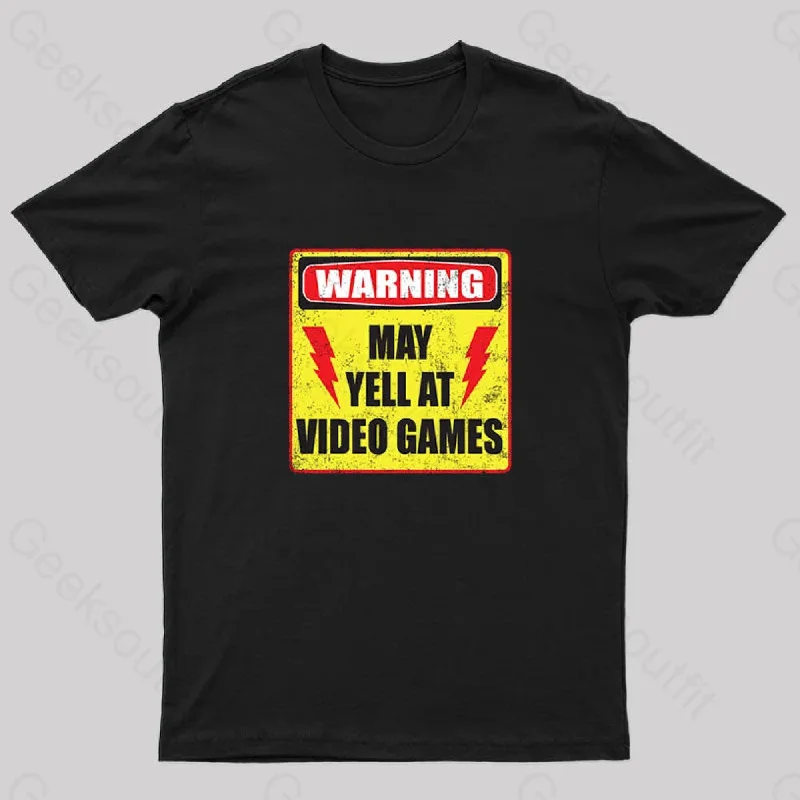 Gamer Warning Nerd T-Shirt