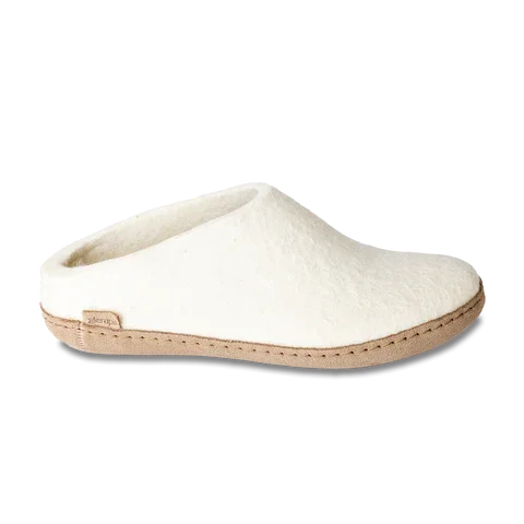 GLERUPS - SANS-GÊNE SLIP ON - CUIR/BLANC