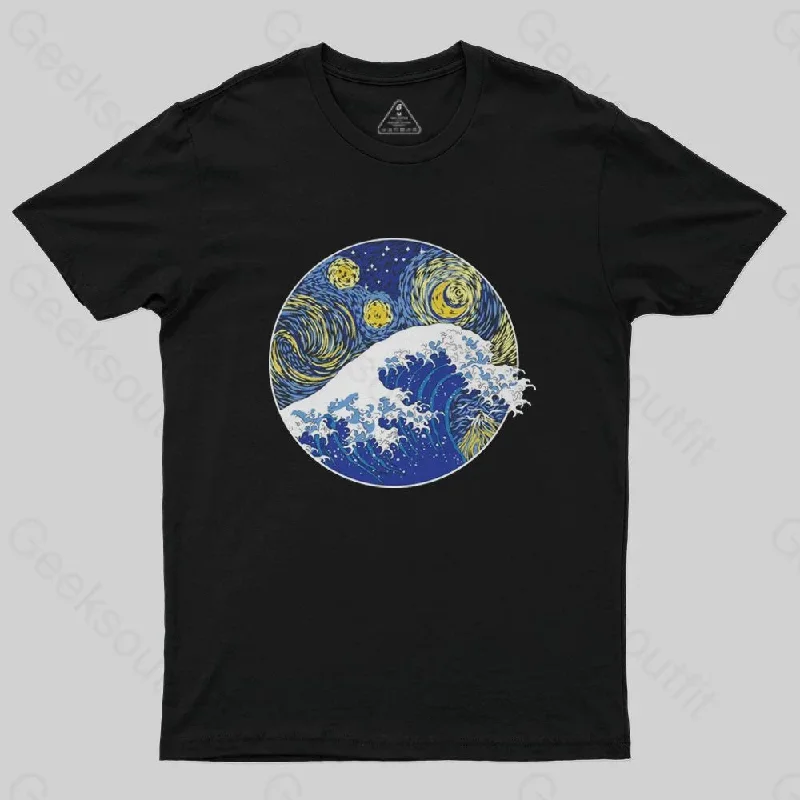 Great Starry Wave Off Kanagawa T-Shirt