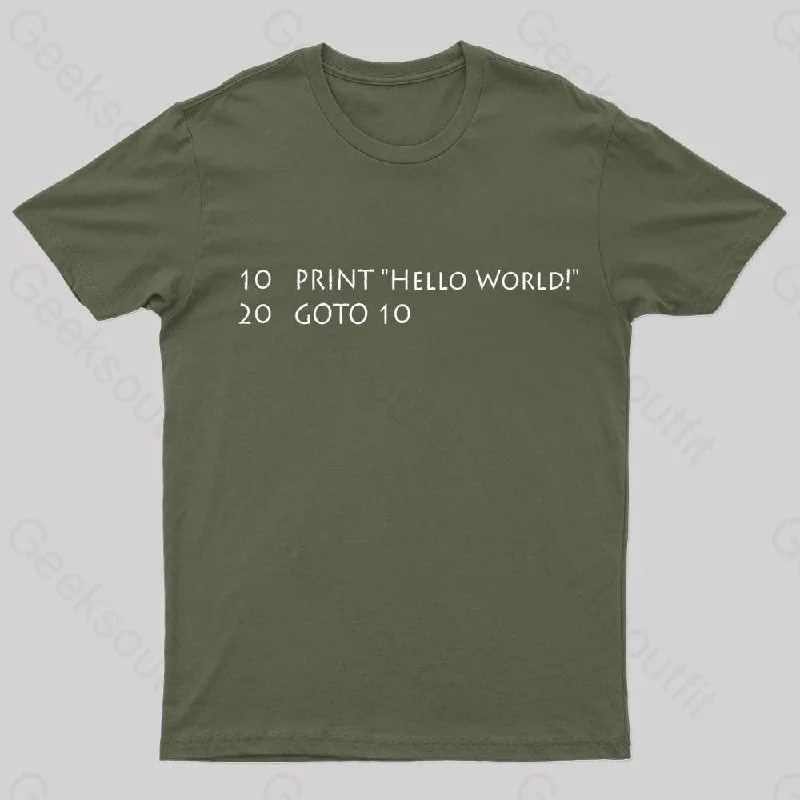 Hello World Nerd T-Shirt