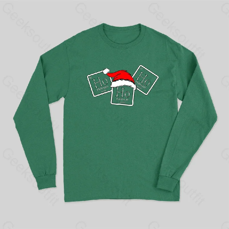 Ho-Ho-Holmium (V.2) Long Sleeve T-Shirt