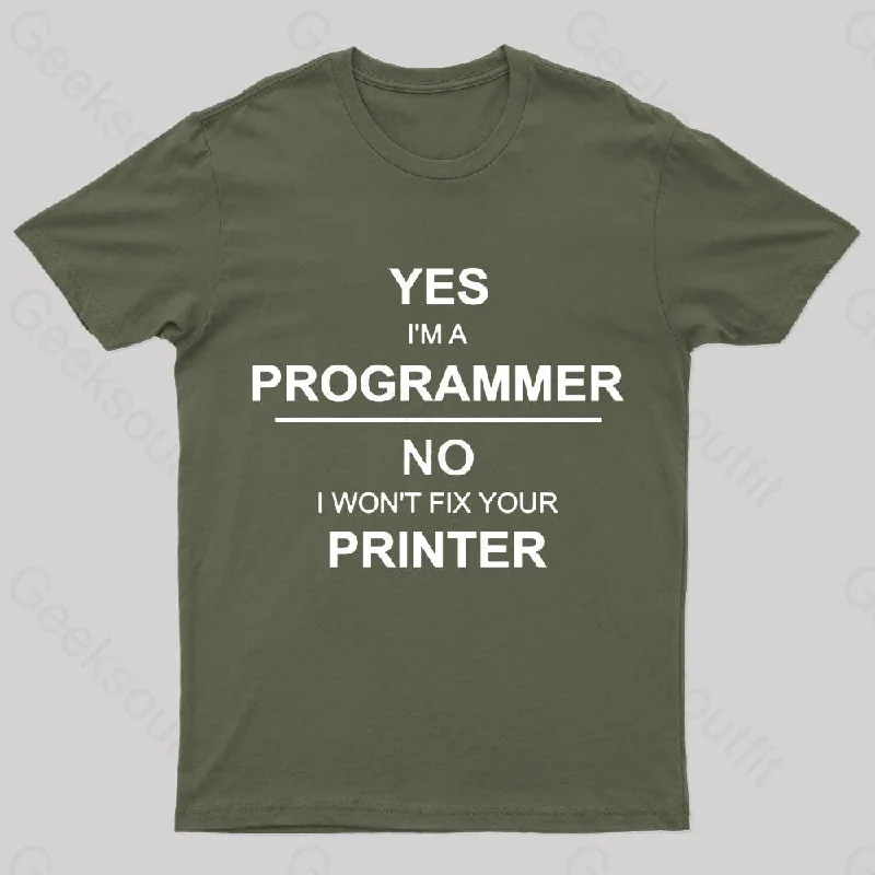 I Am A Programmer Geek T-Shirt