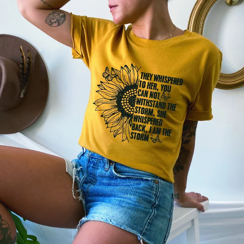 I Am The Storm Sunflower GRAPHIC TEE