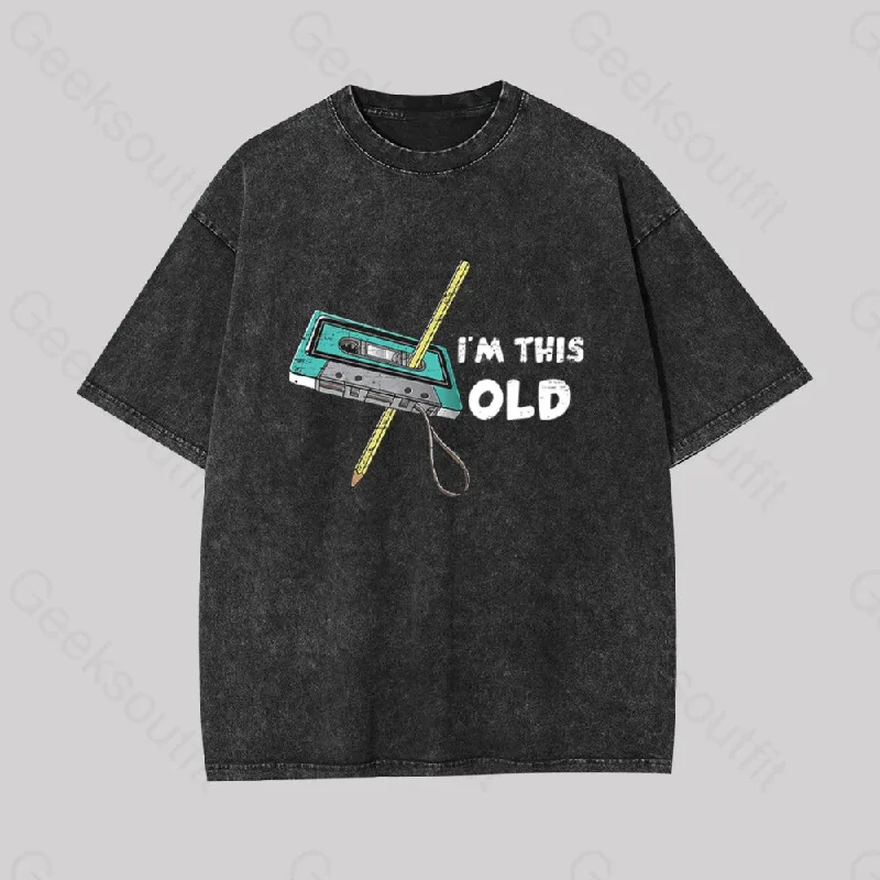 I‘m This Old Geek Washed T-shirt