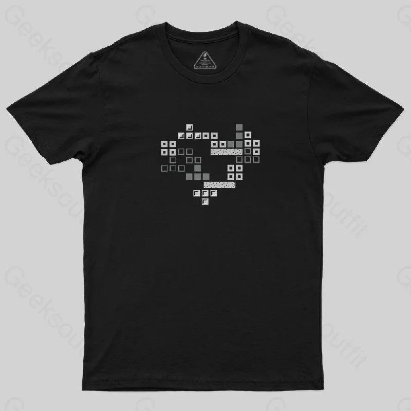 Keyboard Heart T-Shirt