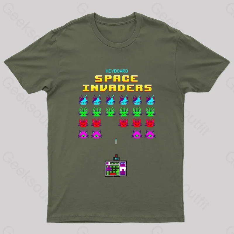 Keyboard Space Invaders T-Shirt