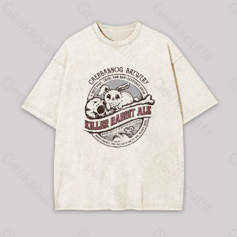 Killer Rabbit Ale Geek Washed T-shirt