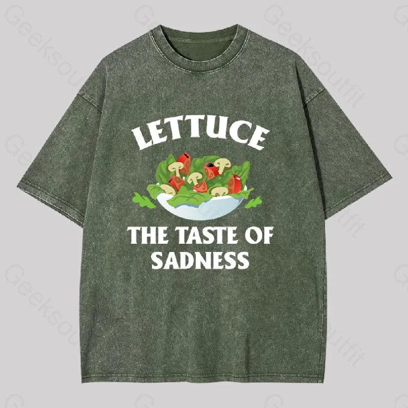 Lettuce The Taste Of Sadness Washed T-shirt