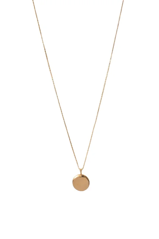 LISBETH JEWELRY - COLLIER LOCKET CLASSIQUE - OR REMPLI