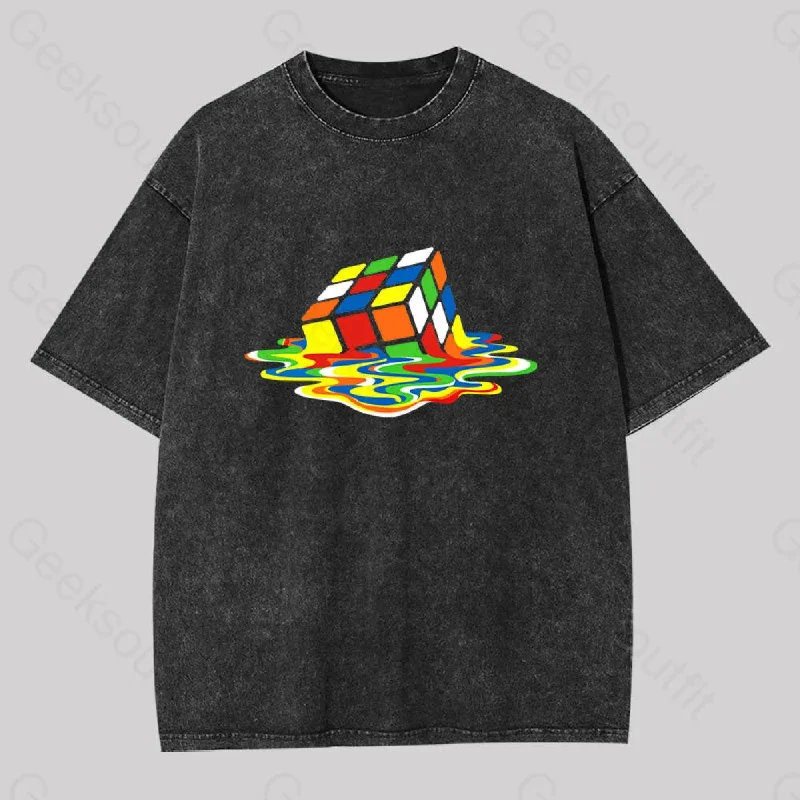 Magic Cube Colourful Washed T-shirt