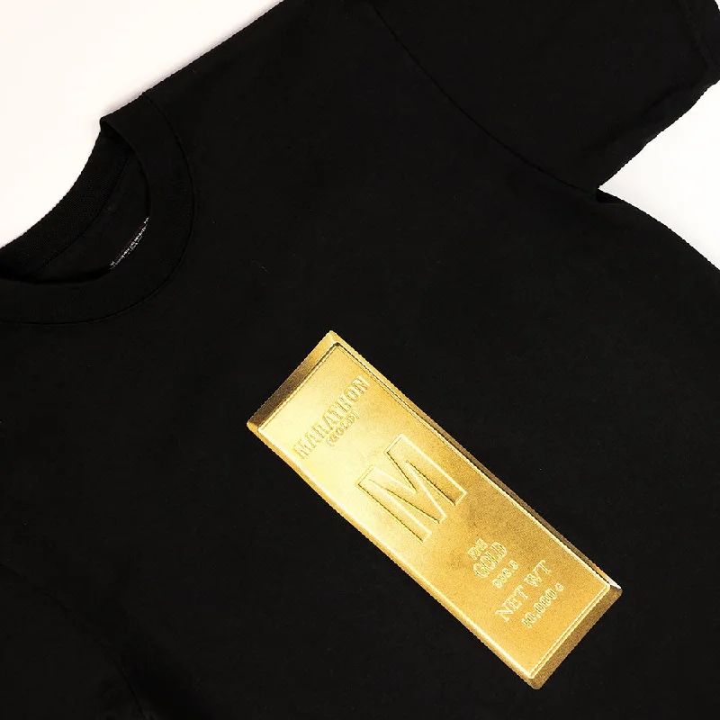 Marathon Gold T-Shirt - Black/Gold