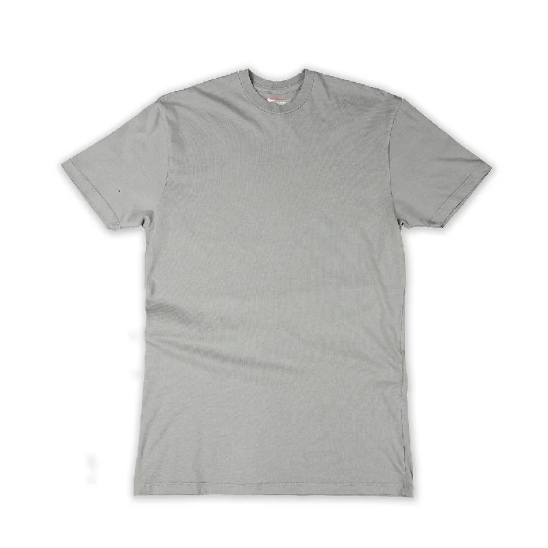 Marathon Shoulder T-Shirt (Ultra Fitted) - Slate/White