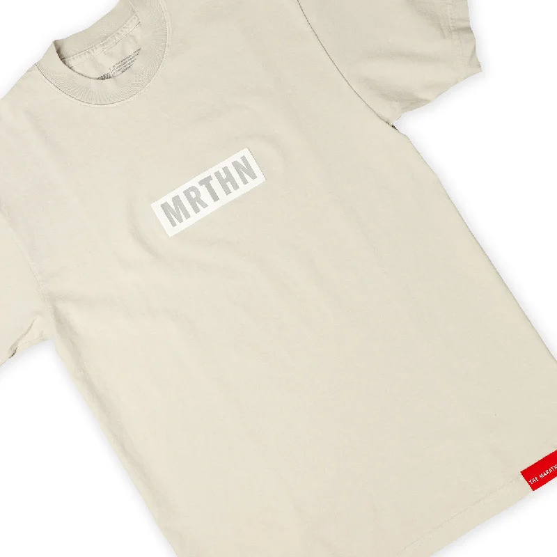 MRTHN T-shirt - Heather Grey/White