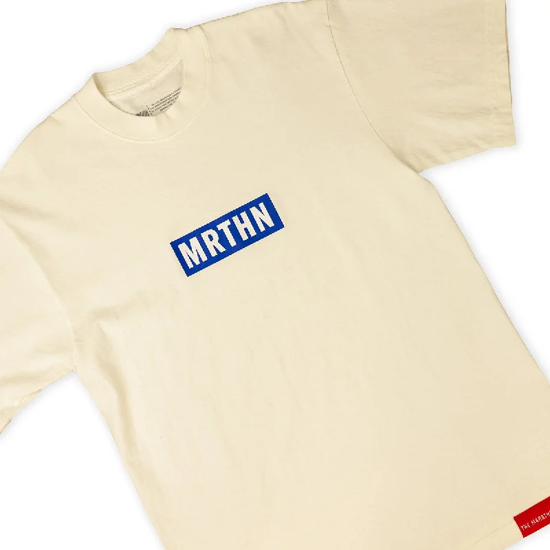 MRTHN T-shirt - Vintage White/Royal