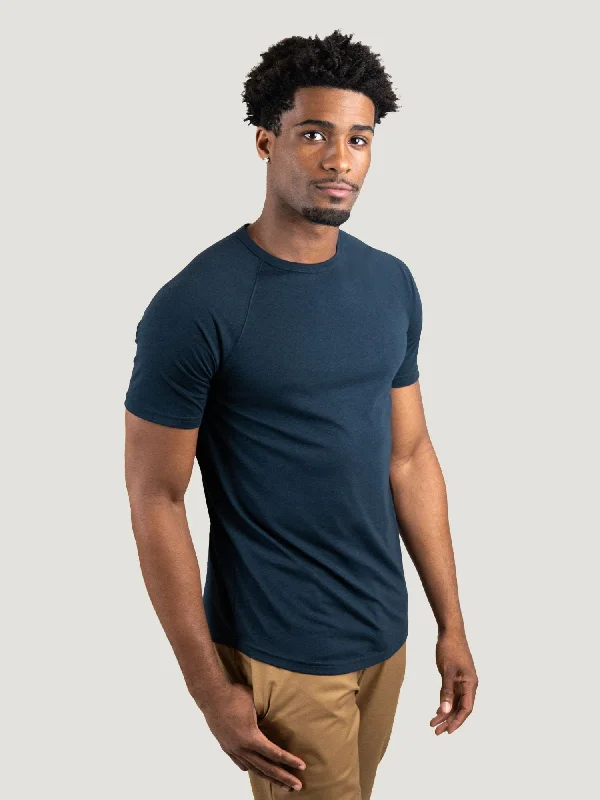 Navy Slim Fit Crew