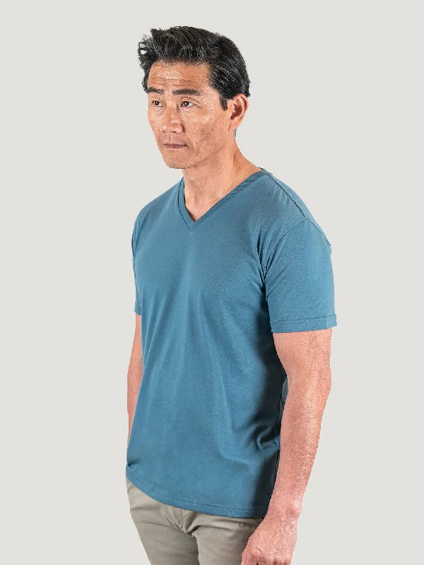 Ocean Blue V-Neck