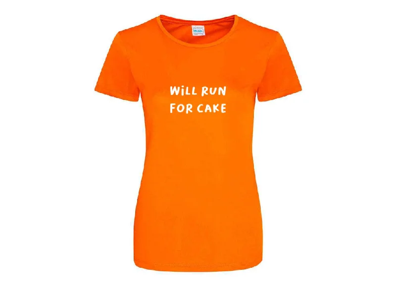 Orange Will Run For Cake Tee