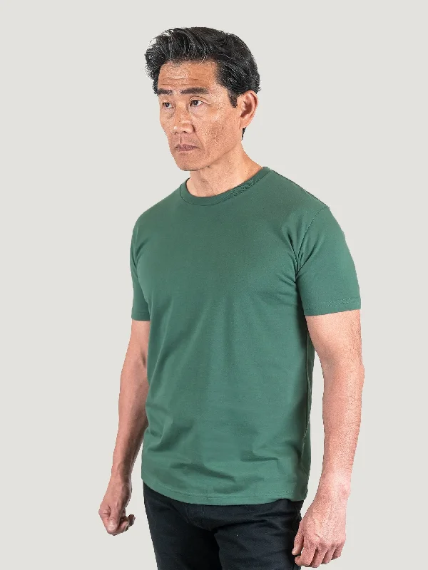 Pine Green Crew Neck