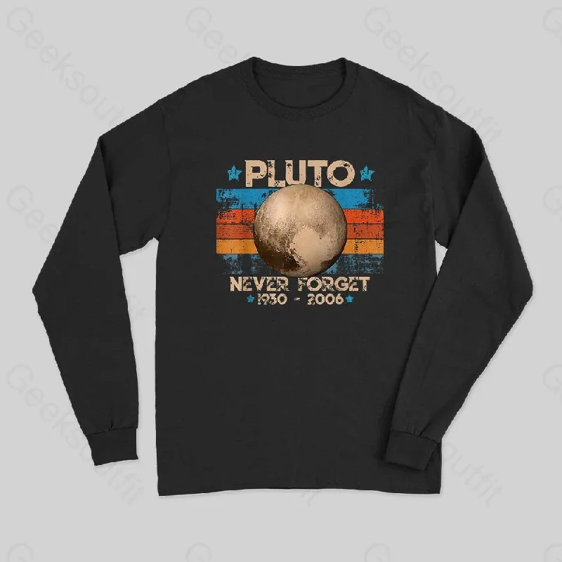 Pluto Never Forget Long Sleeve T-Shirt