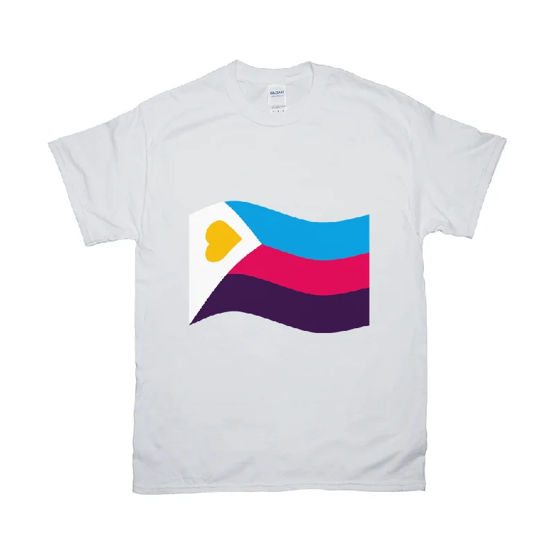 Polyamory Pride Flag Relaxed Fit Tshirt - LIGHT | Choose Your Flag