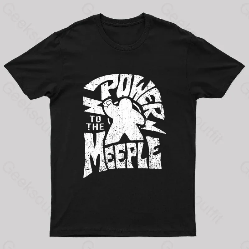 Power To The Meeple Nerd T-Shirt