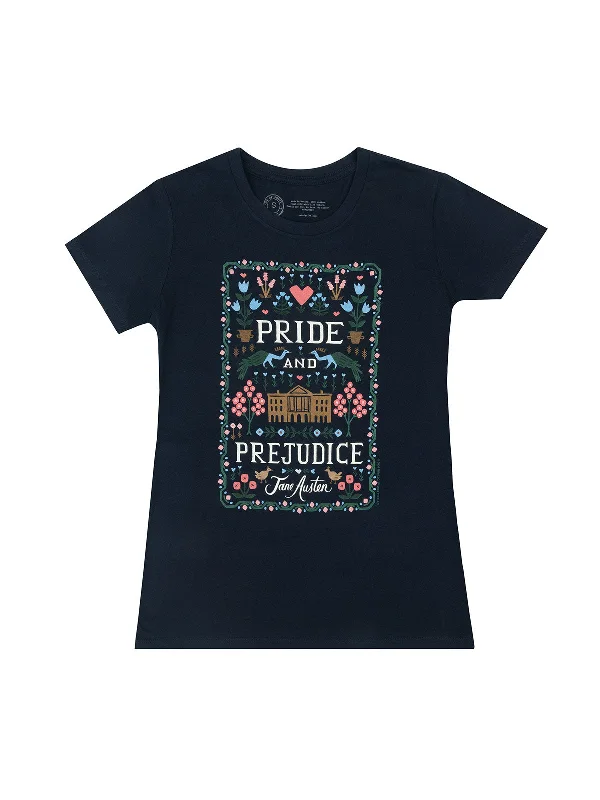 Pride and Prejudice (Puffin in Bloom) Women's Crew T-Shirt