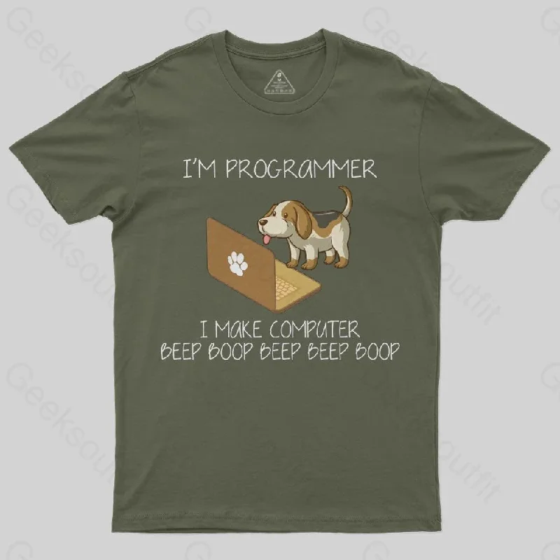 Programmer Beagle Dog T-Shirt