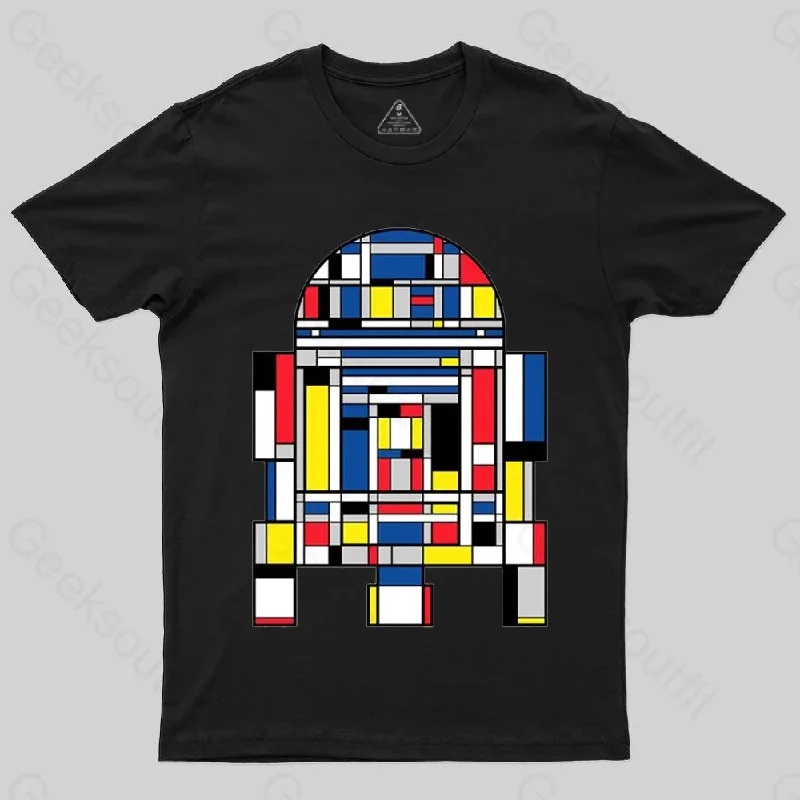 R2D2 Mondrian T-shirt