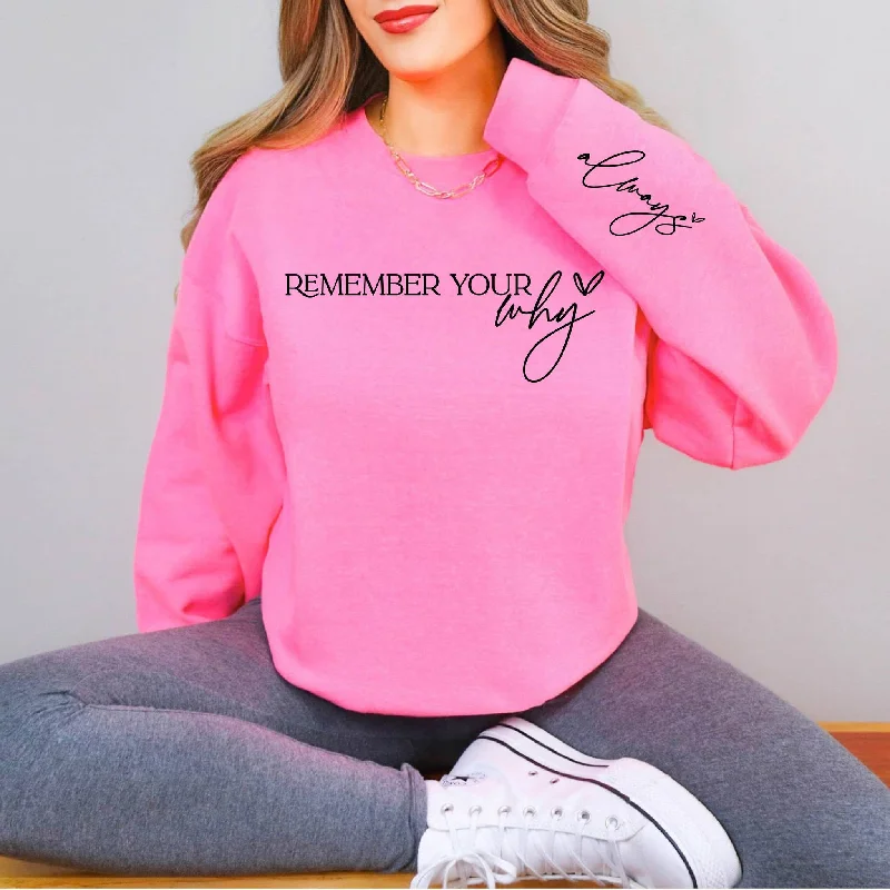 Remember your Why Sweatshirt