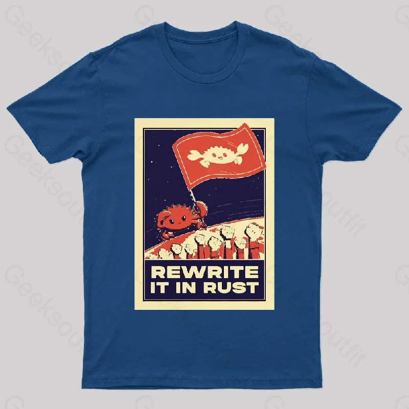 Rewrite It In Rust Nerd T-Shirt