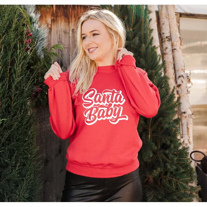 Santa Baby Retro Sweatshirt