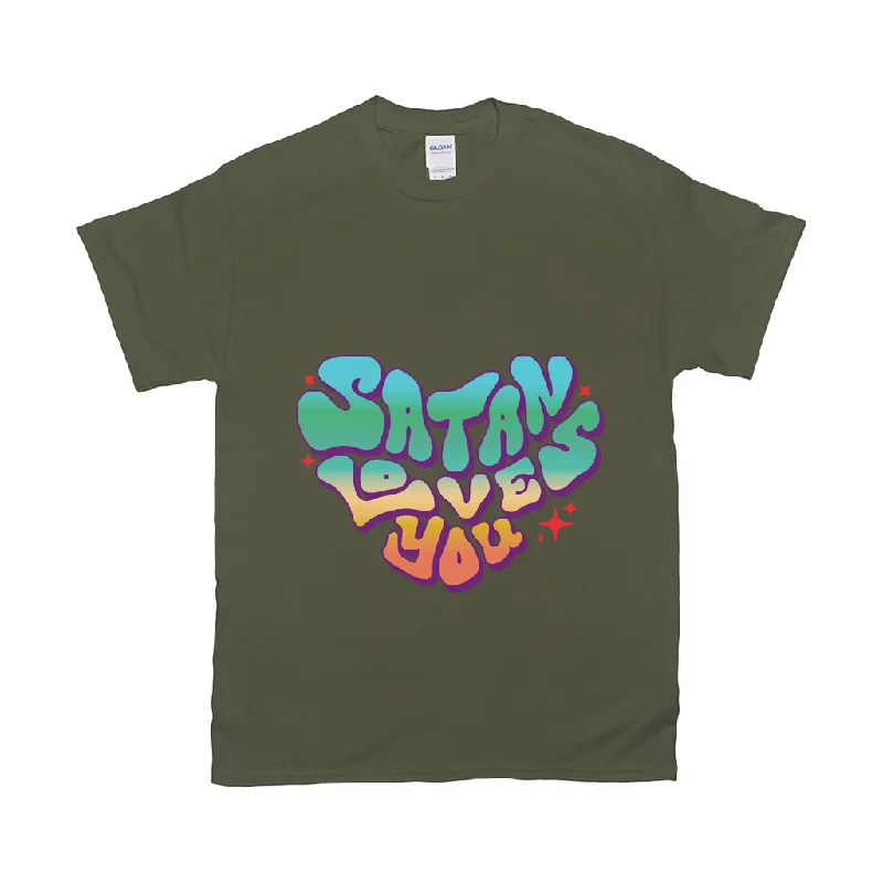 Military Green / Small (S) / 2000 Unisex Fine Jersey Crew Neck Tee