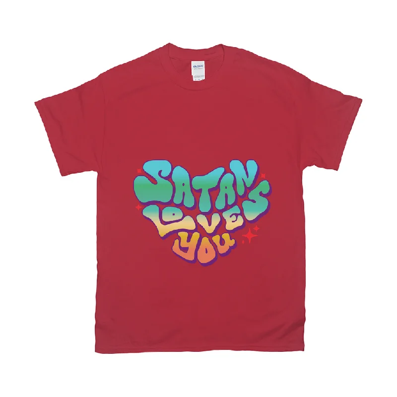 Red / Small (S) / 2000 Unisex Fine Jersey Crew Neck Tee