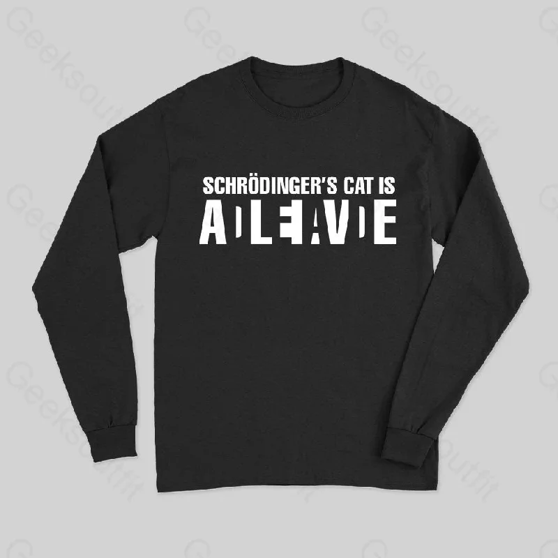 Schr?dinger's Cat ADLEIAVDE Long Sleeve T-Shirt