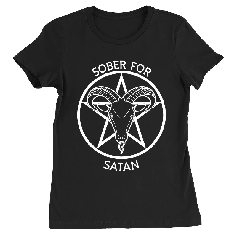 Sober for Satan - DARK Fitted Tshirt | Choose Your Colourway | Bella + Canvas