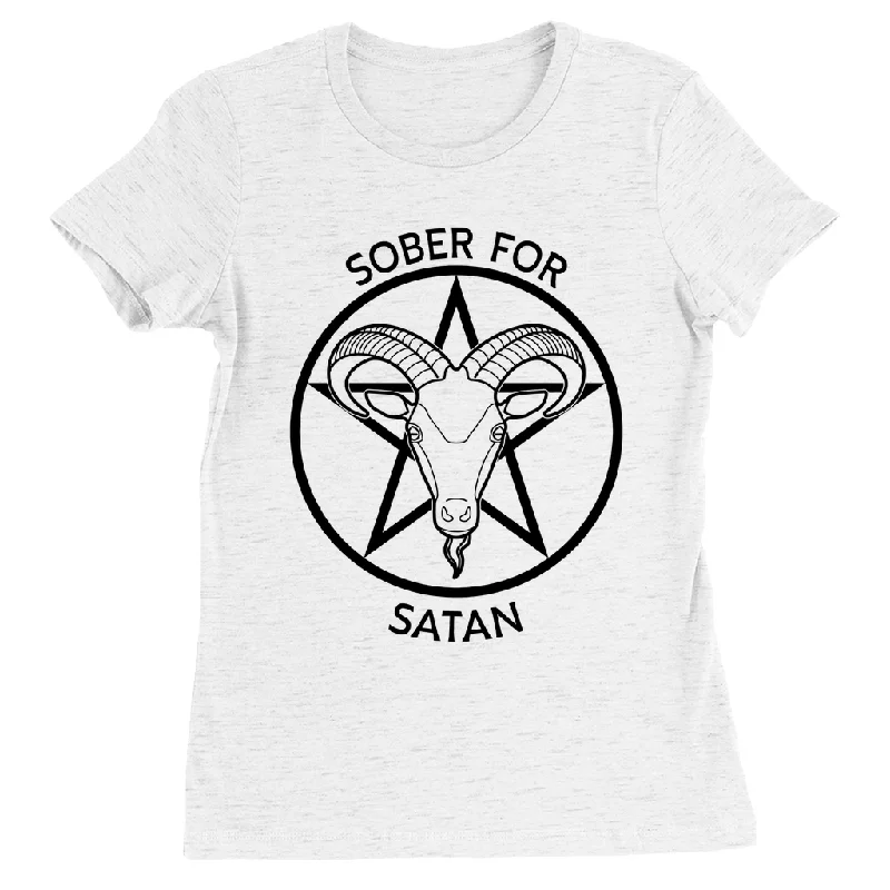 Sober for Satan - LIGHT Fitted Tshirt | Choose Your Colourway | Bella + Canvas