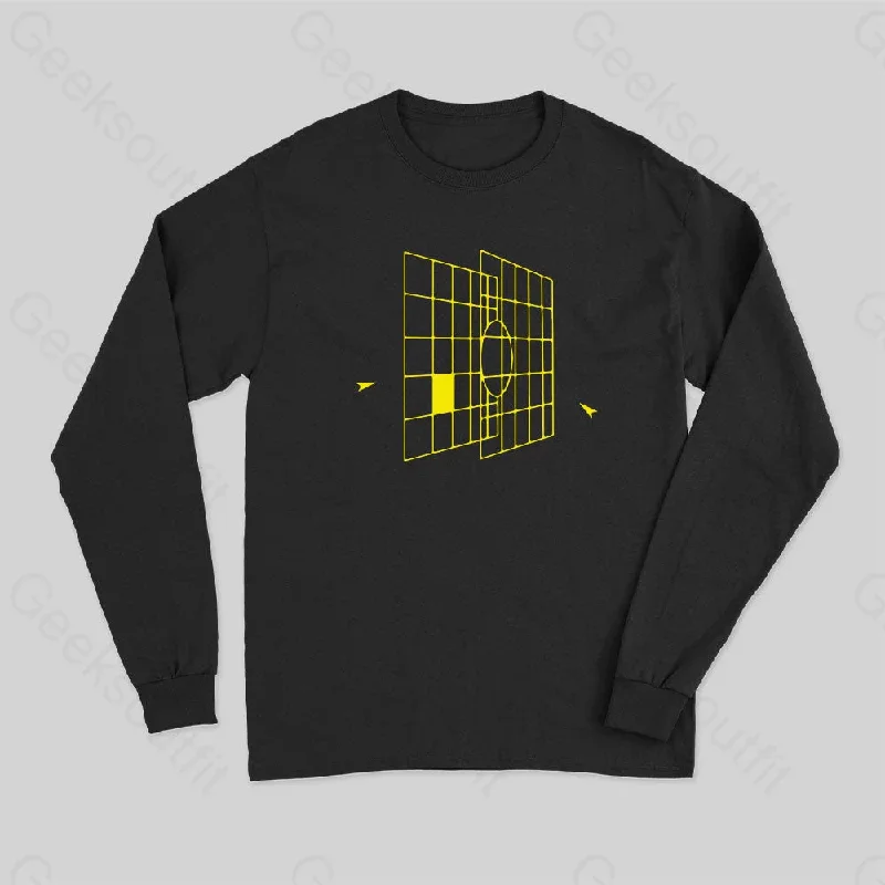 Space Ship Targeting Computer Long Sleeve T-Shirt