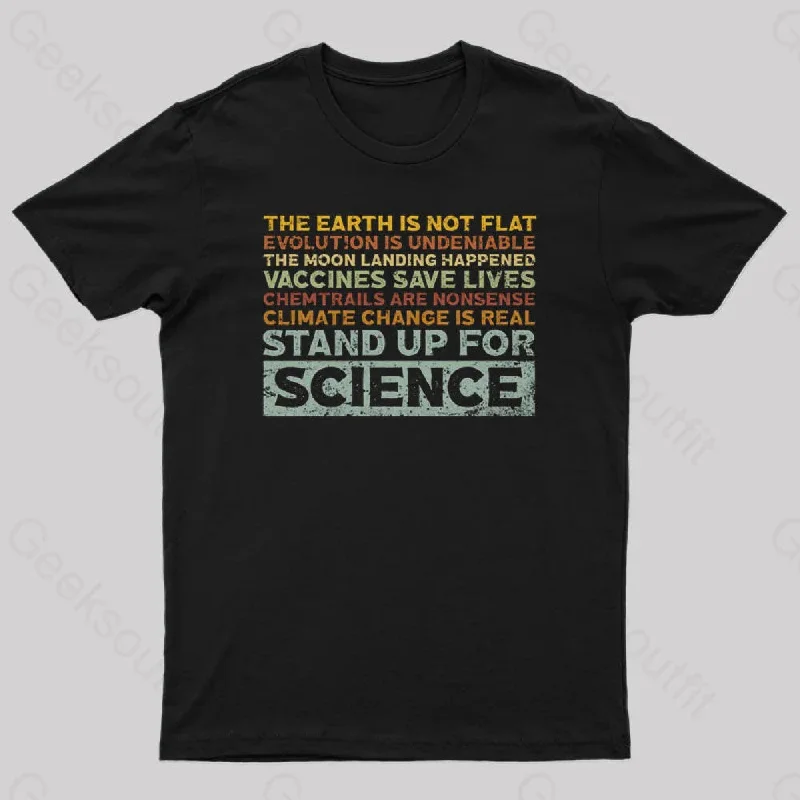 Stand Up For Science Geek T-Shirt