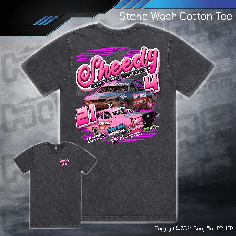 Stonewash Tee - Sheedy Motorsport