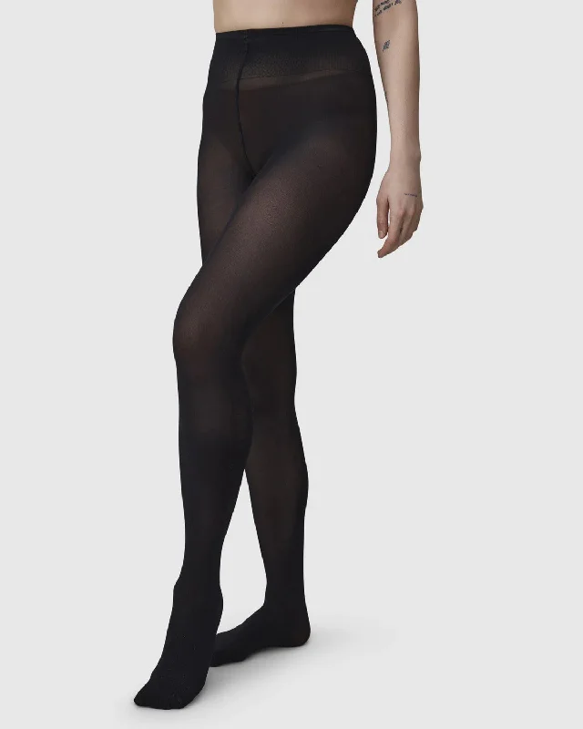 SWEDISH STOCKINGS - COLLANT OLIVIA - NOIR