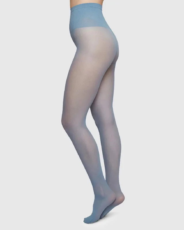 SWEDISH STOCKINGS - COLLANT SVEA - DUSTY BLEU