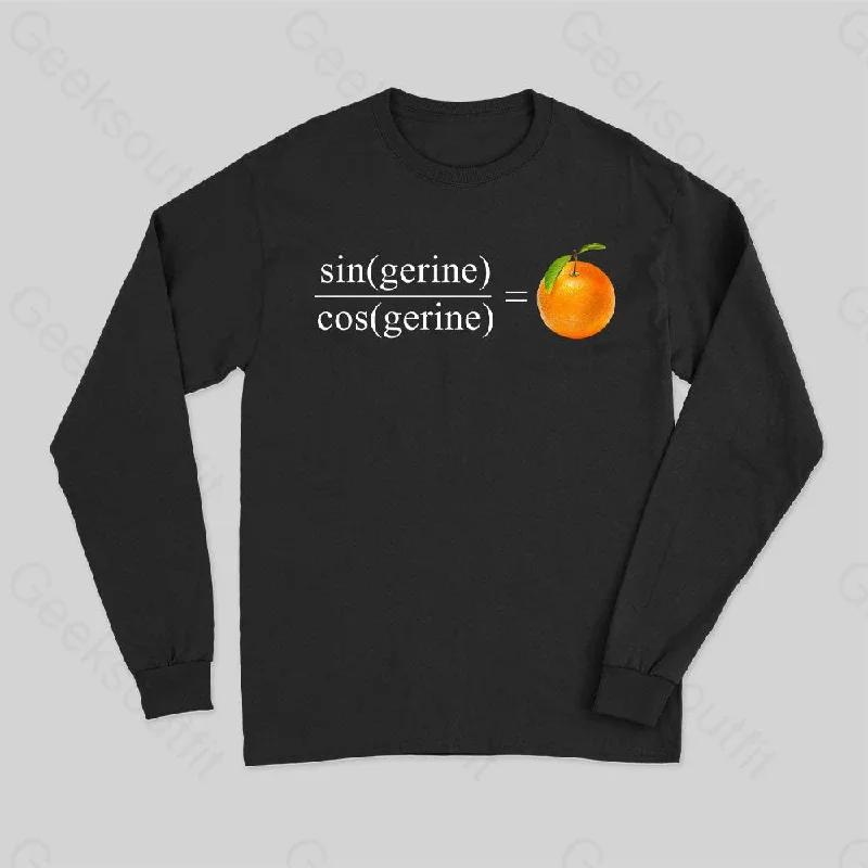 Tan(gerine) Math Long Sleeve T-Shirt