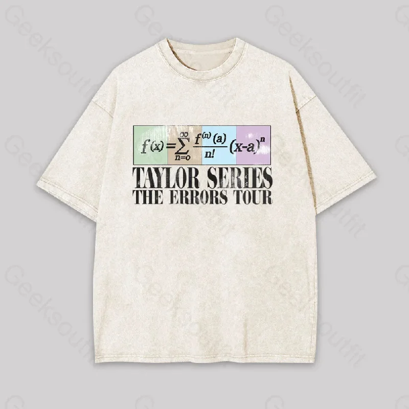 Taylor Series The Errors Tour Geek Washed T-shirt