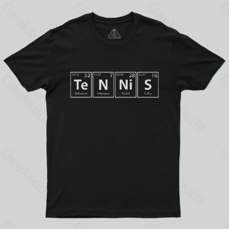 Tennis (Te-N-Ni-S) Periodic Elements T-Shirt