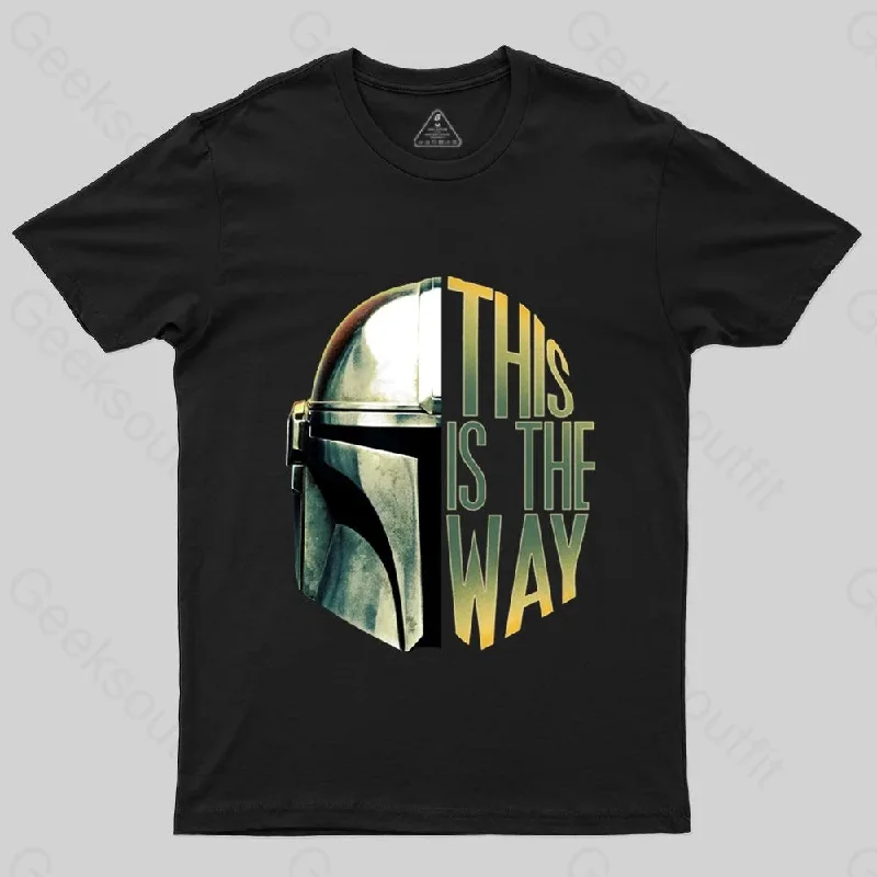 The Mandalorian This Is The Way Helmet T-shirt