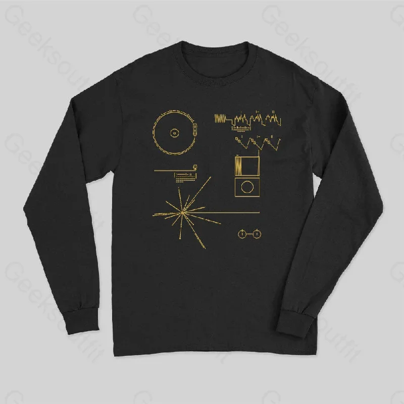 The Voyager Golden Record Long Sleeve T-Shirt